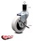 Service Caster 3 Inch Thermoplastic Rubber Wheel 1-5/8 Inch Expanding Stem Caster with Brake SCC-EX05S310-TPRS-SLB-158 - alternate 1